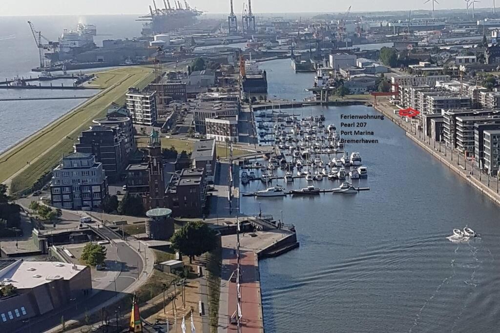 Fewo Pearl 207 Am Yachthafen Inkl. Tiefgarage Bremerhaven Exteriör bild
